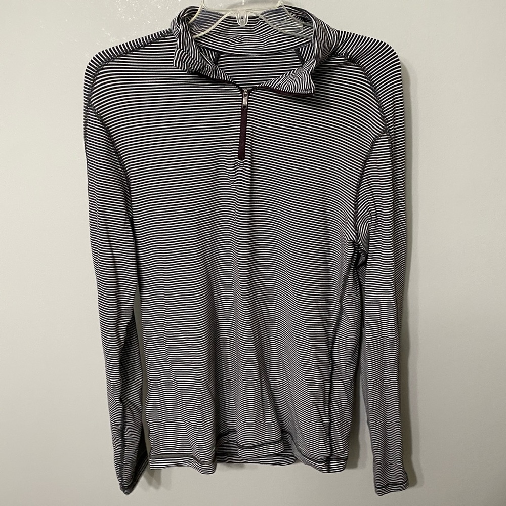 Striped long sleeve LuluLemon top
